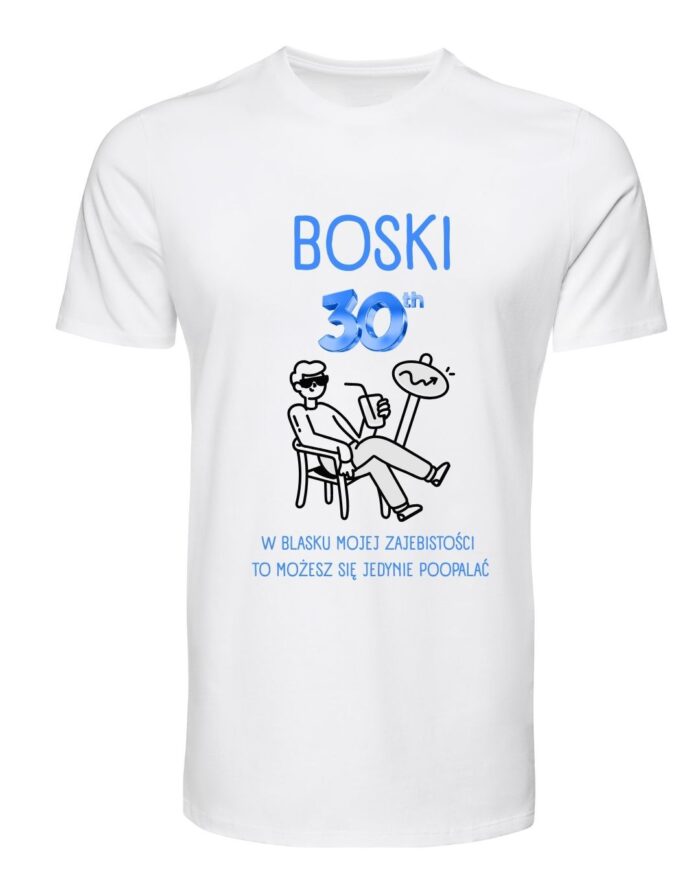 T-shirt urodzinowy „Boski”