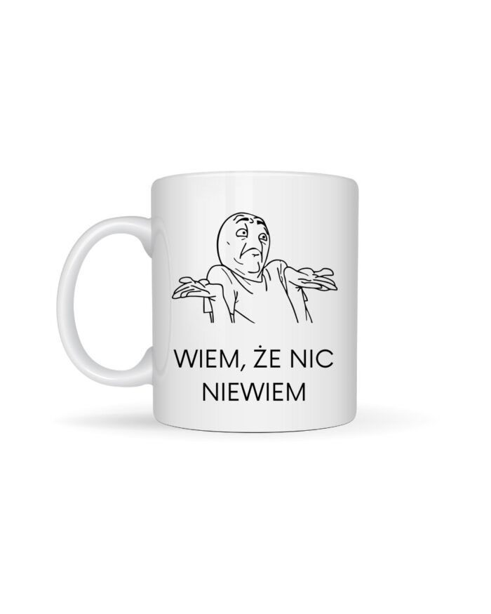 Kubek "Wiem, że nic niewiem"
