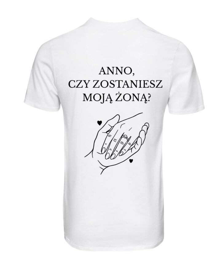 T-shirt "Czy zostaniesz moją żoną?"