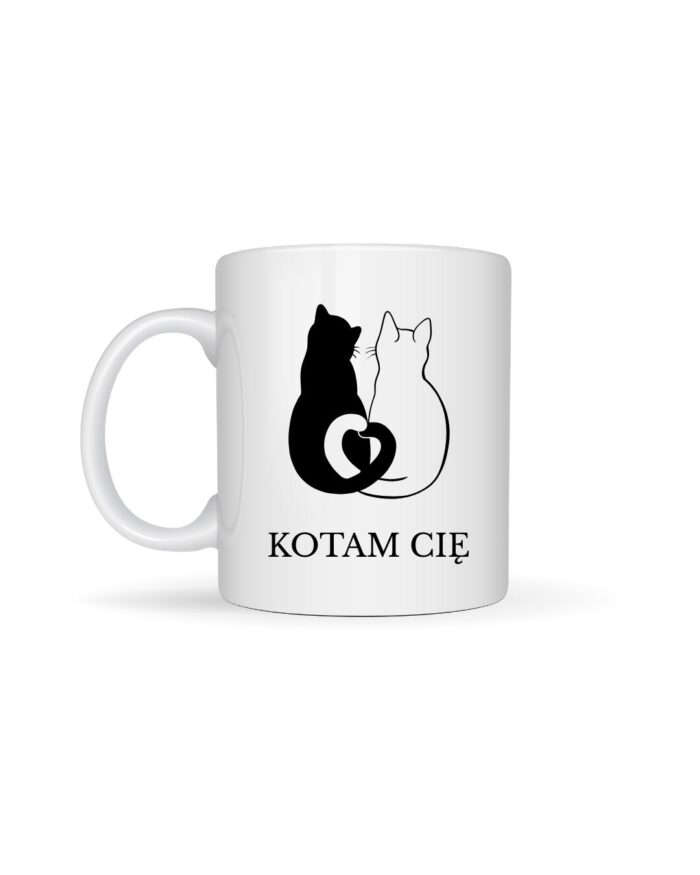 Kubek dla kociar "Kotam Cię"
