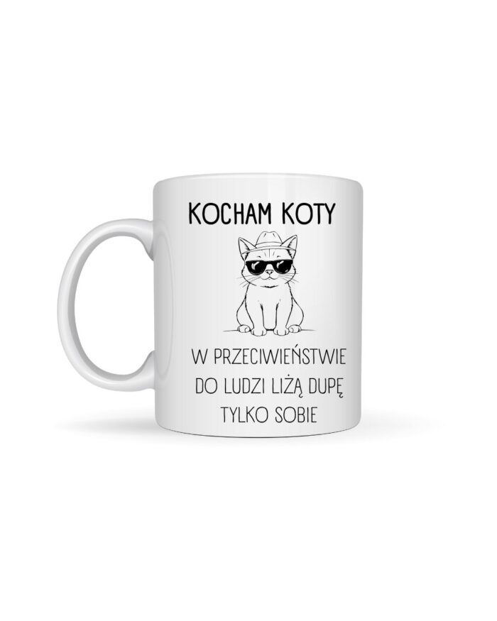 Kubek „Kocham koty”